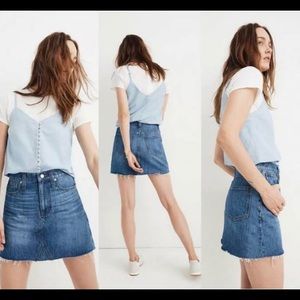 Madewell Denim Mini Skirt Size 29